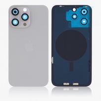 Apple iPhone 15 Pro galinis stikliukas + visos dalys (Natural Titanium) (Pulled / Grade C)