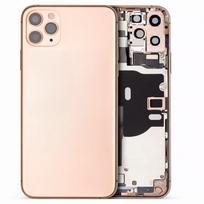 Korpusas su visomis smulkiomis dalimis ir krovimo lizdu skirtas iPhone 11 Pro Max (Gold) (Pulled / Grade B)