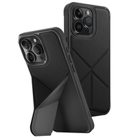 Apple iPhone 15 Pro UNIQ Transforma Magclick Charging dėklas telefonui juodos spalvos