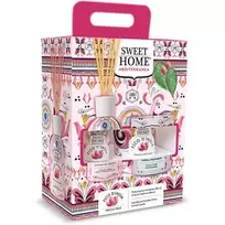 Sweet Home Collection Prickly Pear Set – Dovanų rinkinys su aromato difuzoriumi ir žvake