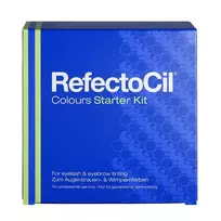 REFECTOCIL_SET Spalvų pradedančiųjų rinkinys Antakių dažai Juodi 15 ml + Antakių dažai Grafito spalvos 15 ml + Antakių dažai Mėlyni-Juoda 15 ml + Natūralios rudos spalvos antakių dažai 15 ml + Šviesiai rudos spalvos antakių dažai + Kaštoninės spalvos anta