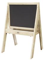 CLASSIC WORLD EDU medinė edukacinė kreidinė lenta–molbertas