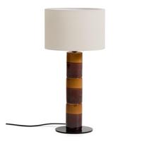 Stalinis šviestuvas (aukštis 61,5 cm) su tekstiliniu gaubtu Mavran – Kave Home