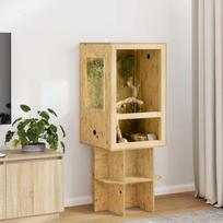 Terariumas Ruda 50 x 50 x 80 cm OSB