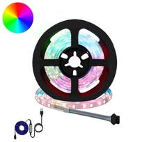 LED juosta 2 pcs Juoda ir permatoma 1000 mm Varis ir plastikas