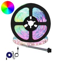 LED juosta 2 pcs Juoda ir permatoma 3000 mm Varis ir plastikas