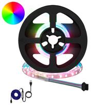 LED juosta 2 pcs Juoda ir permatoma 250 mm Varis ir plastikas