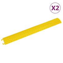 Kabelių apsaugos, 2vnt., geltonos spalvos, 98,5cm