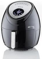 "Ariete Airy Fryer XXL 4618", 7 litrų talpos karšto oro keptuvė, 60 minučių laikmatis, skystųjų kristalų ir jutiklinis ekranas, 7 kepimo lygiai, maksimali temperatūra 200 °C, 2,5 kg talpa, 1800 W, juoda