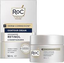 "RoC" - "Derm Correxion" kaklo kremas su hialurono rūgštimi ir pažangiuoju retinoliu - veido drėkinamasis kremas veidui, kaklui ir žandikaulių sričiai formuoti - 50 ml