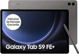 "Samsung Galaxy Tab S9 FE+" planšetinis kompiuteris su "Android", 31,5 cm / 12,4 colių ekranas, 128GB atminties, su rašikliu ("S Pen"), ilgai veikianti baterija, "WiFi", pilkos spalvos