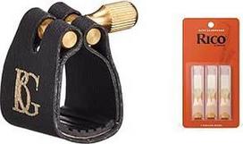 BG L12 - D'Addario saksofono lėkštelės alto saksofonui ir Rico | Aukšto tikslumo gamyba | Alto saksofono lėkštelės 2 stiprumo | Pakuotė po 3 | Šiltas pilnas tonas | Patogus grojimo pojūtis