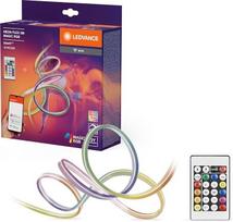 LEDVANCE SMART WIFI NEON FLEX MGC RGB RC spalvota LED juosta, skirta naudoti lauke, su "WiFi" technologija ir homogenišku šviesos pasiskirstymu; reguliuojamas apšvietimas; balta; silikonas; 3 m; lemputė nekeičiama