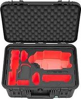 TOMcase Dronų dėklas "Travel Edition", skirtas DJI Mavic 4 Pro, Fly More/Creator Combo, su RC2/RC Pro 2 - Kietas dėklas, vandeniui atsparus ECO apsauginis dėklas - Pagaminta Vokietijoje