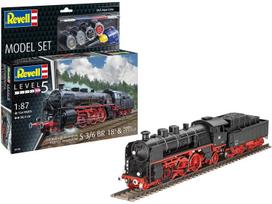 Revell - Express Loco S3/6 BR 18(5) with Tender dovanų komplektas, 1/87, 62168