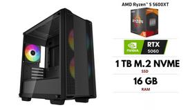 Stacionarus kompiuteris | AMD Ryzen 5 5600XT, 16GB 3200MHz, SSD NVME M.2 1TB, RTX 5060