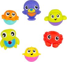 Playgo PLaygro - 6 Bathfriends In a Net  (10189097)