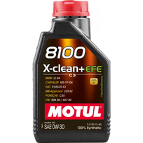 Variklio alyva MOTUL 8100 X-CLEAN+EFE 0W-30 1L