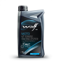 Motociklo variklio alyva WOLF Moto 4T 10W50 Racing Estern 1L