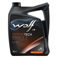 Transmisinė alyva WOLF EXTENDTECH 80W90 GL 5 4L