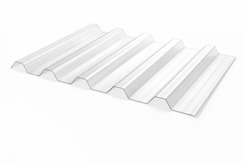 PVC lakštas 900x2000mm 70/18 trapecija (skaidri)