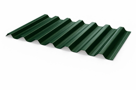 PVC plokštė 1,2mm 70/18 900x2000mm trapecija (žalia)