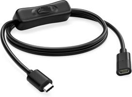 RIITOP USB C prailginimo kabelis ON/OFF 1 m 10Gbps