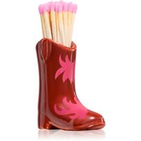 Paddywax Cowboy Boot Match Holder degtukai Red & Pink Flame 25 vnt.