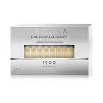 Labo, Crescina Follicular Islands 1700, For Growth Stimulation, Ampoules Treatment Serum, For Scalp, For Women, 20 pcs