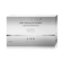 Labo, Crescina Follicular Islands 2100, For Growth Stimulation, Ampoules Treatment Serum, For Scalp, For Men, 20 pcs
