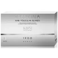 Labo,  Crescina Follicular Islands 1900, For Growth Stimulation, Ampoules Treatment Serum, For Scalp, For Women, 10 +10 pcs