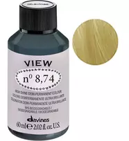 Davines, View, Demi-Permanent Hair Dye, 8.74 Gloss, 60 ml