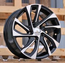 Ratlankis RACINGLINE B5760 R15x6.5 5x100 ET 40 CB 57.1 (Black Polished) (540 kg)