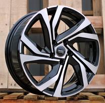 Ratlankis RACINGLINE B5762 R16x6.5 5x100 ET 45 CB 57.1 (Black Polished) (620 kg)