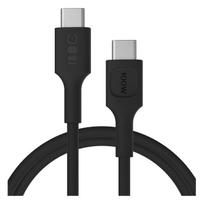 USB-C laidas 1.2 m 100 W Greencell PowerStream greito įkrovimo PD Panther Black