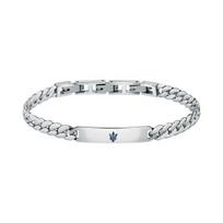 Vyriška mėlyna plieno apyrankė - Maserati - Jewels Collection - Ilgis 22 cm