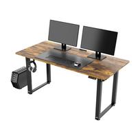 Žaidimų stalas Ultradesk UPLIFT Rudas, 160 x 75 cm, mechaniškai reguliuojamas aukštis 74 –116 cm