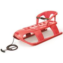 Plastikinės rogutės su atlošu Prosperplast Beezy Seat, 88x45x42 cm, raudonos