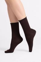 Moteriškos aukštos rievuotos kojinės WS4 RIB Giulia, spalva chocolate, 36-40