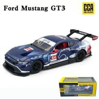 CCA Simuliacija 1/24 Ford Mustang GT3 Lydinio Automobilio Modelis Garsas Šviesa Žaislinis Automobilis Kolekcija Miniatiūrinis Voiture Berniuko Gimtadienio Dovana mėlyna