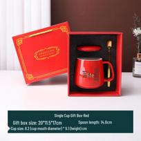 Elderly Birthday Gift Set: Towel Longevity Cup & Gift Box for 60-90 Years Celebration
