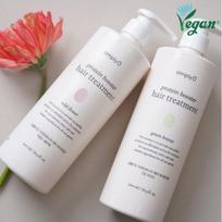 Simplyo 16 baltymų baltymų stiprintojas veganiškas plaukų priežiūros produktas 500ml 2 kvapai GREEN BREEZE