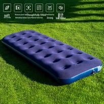 Pripučiama nešiojama oro pagalvės čiužinys namams ar stovyklavimui 24-hole beige 186x76x22cm (no pump)