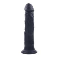Vibratorius Evolved Thunder Vibrating Dildo, juodas