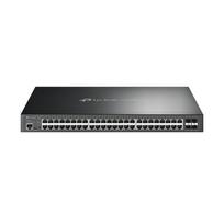 TP-LINK 48-port Gigabit Layer 2+ Managed Switch | Rackmount | 48x 10/100/1000Mbps Ports | 4x SFP+ Slots | 1 Forwarding Rate | 1 Switching Capacity | 48 PoE+ Ports | 500W Power Budget | TL-SG3452XP