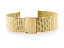 Aukštos kokybės metalinė apyrankė 301G - auksinė, 22mm