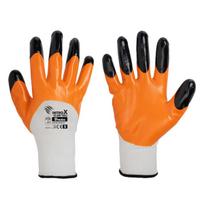 Apsauginės darbo pirštinės Bradas NITROX CLAW FULL, 8 dydis, 6 vnt.