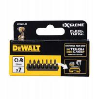 Dewalt smūginiai antgaliai 7 vnt. 1/4" Torx, Pozidriv, Tough Case+