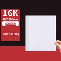 Thickened Acrylic & Oil Painting Paper Canvas-Texture Cardstock: 8K, 4K, 16K Sizes for Acrylic, Oil & Gouache.