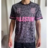Palestinos FC 3D Sportinis Greitai Džiūstantis Kvėpuojantis Vyriškas Marškinėliai Gatvės Futbolo Džersis Komandinio Treniruočių Apranga Trumpomis Rankovėmis Viršus S